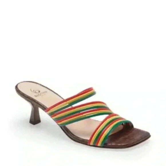 Brother Vellies The Negril Slide‎ Sandal in Multi - Picture 1 of 5